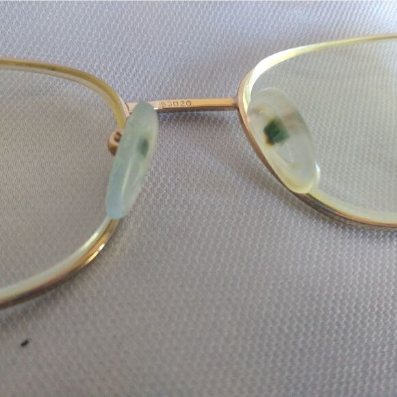 EUC GEOFFREY BEENE 1151 DA/YG 140 Gold & Brown Eyeglasses Frames ONLY - Picture 8 of 11